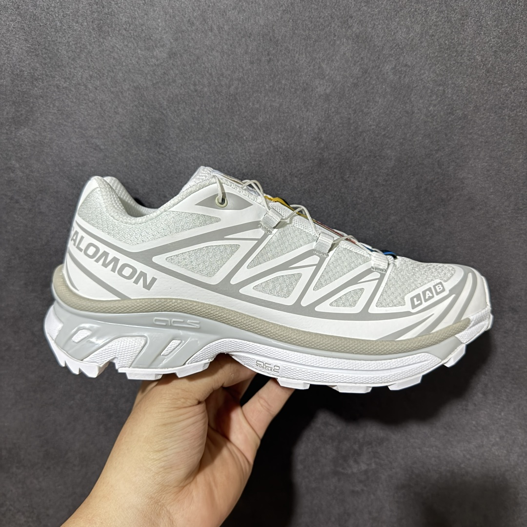 图片[3]-【福利C版】 Salomon XT-6 萨洛蒙 户外跑鞋 大厂出品 越野机能户外休闲跑鞋 采用耐磨牛巴革组合防护透气网布鞋面材质 牛角扣系带开合 欧索莱环保去臭环型组合鞋垫 外置3D Chassis鞋底结构组合Contagrip耐磨胶状材质 尺码：36-46-选品中心
