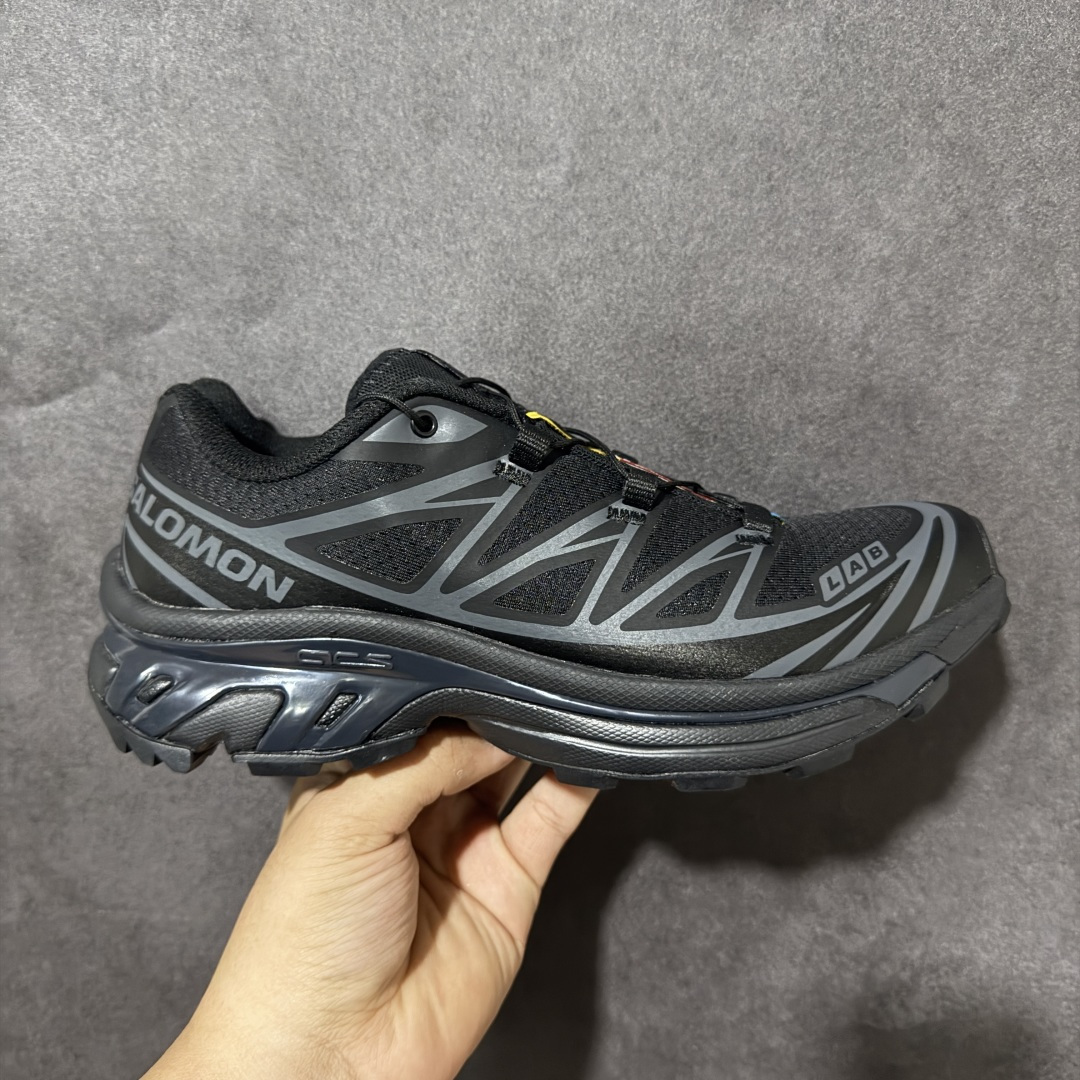 图片[4]-【福利C版】 Salomon XT-6 萨洛蒙 户外跑鞋 大厂出品 越野机能户外休闲跑鞋 采用耐磨牛巴革组合防护透气网布鞋面材质 牛角扣系带开合 欧索莱环保去臭环型组合鞋垫 外置3D Chassis鞋底结构组合Contagrip耐磨胶状材质 尺码：36-46-选品中心