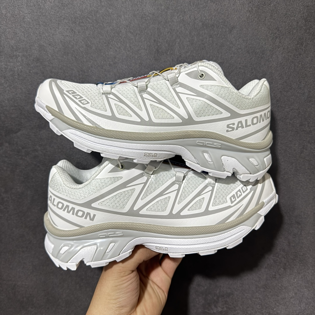图片[3]-【福利C版】 Salomon XT-6 萨洛蒙 户外跑鞋 大厂出品 越野机能户外休闲跑鞋 采用耐磨牛巴革组合防护透气网布鞋面材质 牛角扣系带开合 欧索莱环保去臭环型组合鞋垫 外置3D Chassis鞋底结构组合Contagrip耐磨胶状材质 尺码：36-46-选品中心