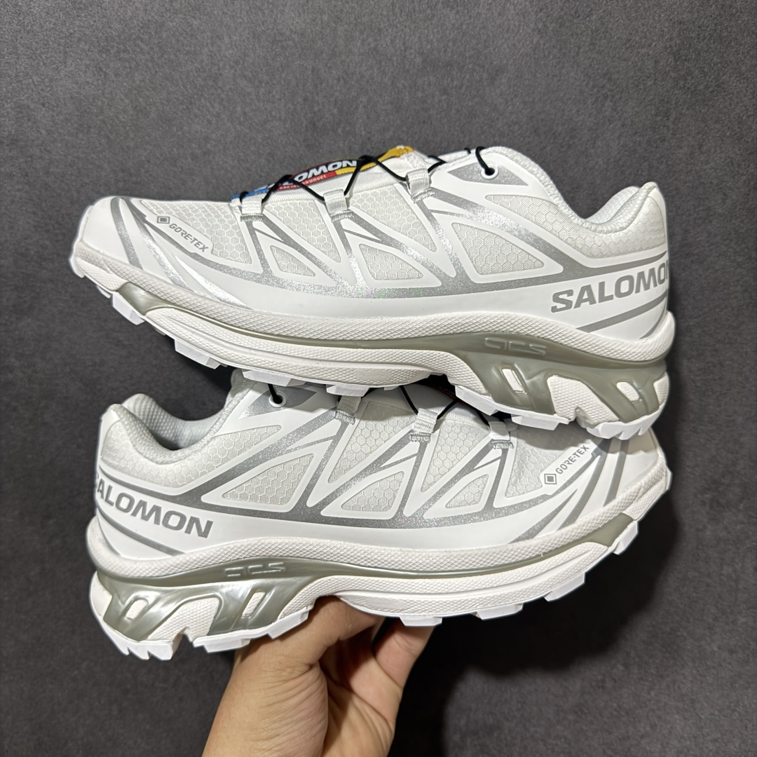 图片[9]-【福利C版】 Salomon XT-6 萨洛蒙 户外跑鞋 大厂出品 越野机能户外休闲跑鞋 采用耐磨牛巴革组合防护透气网布鞋面材质 牛角扣系带开合 欧索莱环保去臭环型组合鞋垫 外置3D Chassis鞋底结构组合Contagrip耐磨胶状材质 尺码：36-46-选品中心