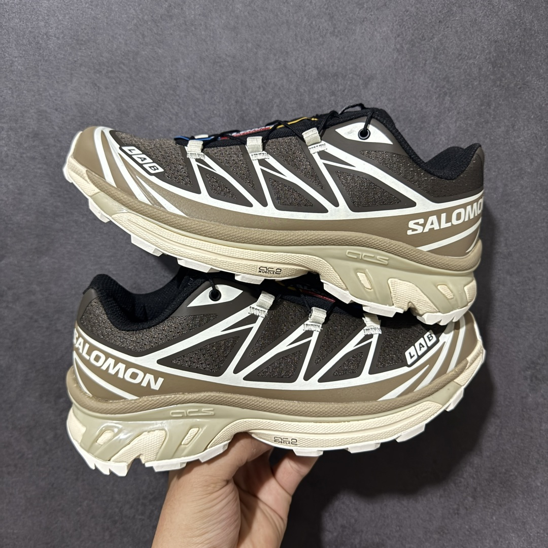 图片[7]-【福利C版】 Salomon XT-6 萨洛蒙 户外跑鞋 大厂出品 越野机能户外休闲跑鞋 采用耐磨牛巴革组合防护透气网布鞋面材质 牛角扣系带开合 欧索莱环保去臭环型组合鞋垫 外置3D Chassis鞋底结构组合Contagrip耐磨胶状材质 尺码：36-46-选品中心
