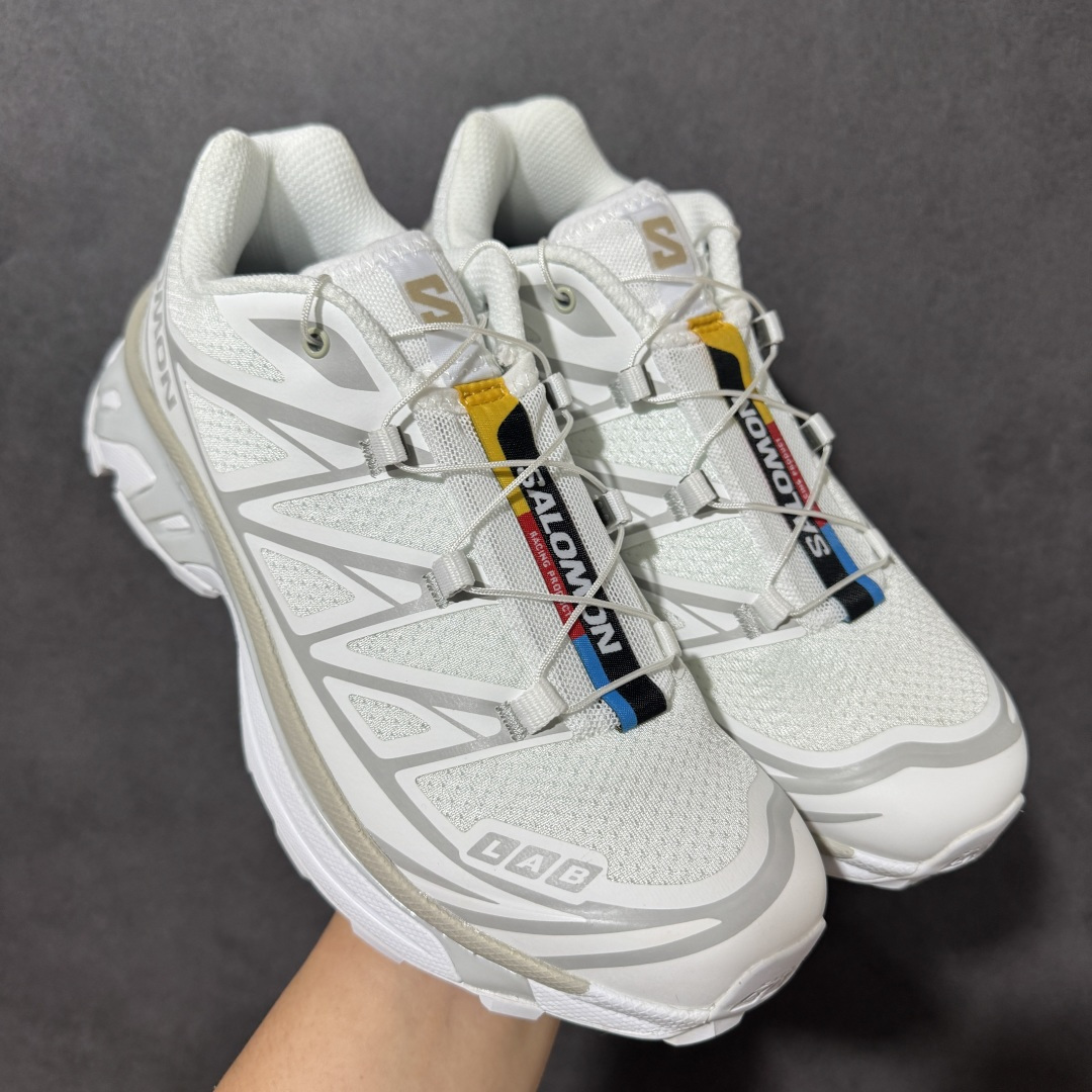 图片[3]-【福利C版】 Salomon XT-6 萨洛蒙 户外跑鞋 大厂出品 越野机能户外休闲跑鞋 采用耐磨牛巴革组合防护透气网布鞋面材质 牛角扣系带开合 欧索莱环保去臭环型组合鞋垫 外置3D Chassis鞋底结构组合Contagrip耐磨胶状材质 尺码：36-46-选品中心