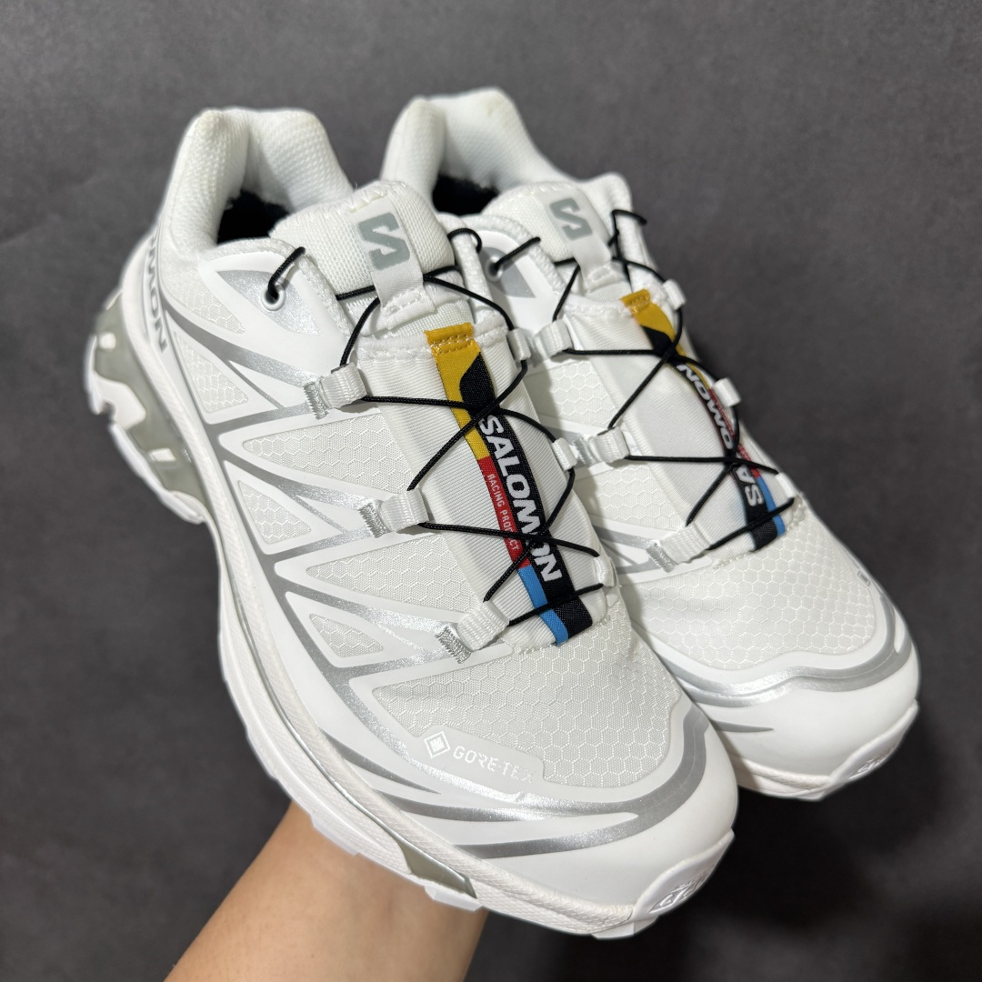 图片[9]-【福利C版】 Salomon XT-6 萨洛蒙 户外跑鞋 大厂出品 越野机能户外休闲跑鞋 采用耐磨牛巴革组合防护透气网布鞋面材质 牛角扣系带开合 欧索莱环保去臭环型组合鞋垫 外置3D Chassis鞋底结构组合Contagrip耐磨胶状材质 尺码：36-46-选品中心