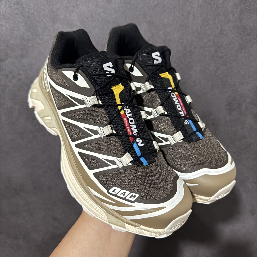 图片[7]-【福利C版】 Salomon XT-6 萨洛蒙 户外跑鞋 大厂出品 越野机能户外休闲跑鞋 采用耐磨牛巴革组合防护透气网布鞋面材质 牛角扣系带开合 欧索莱环保去臭环型组合鞋垫 外置3D Chassis鞋底结构组合Contagrip耐磨胶状材质 尺码：36-46-选品中心