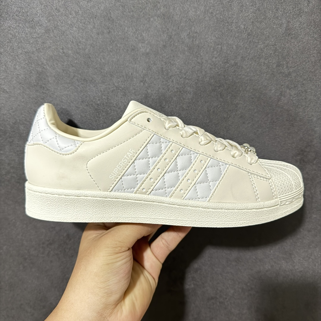【公司级】Adidas Originals Superstar贝壳头系列 阿迪达斯 三叶草低帮经典百搭休闲运动板鞋 货号:KJ7301 尺码:35 36 36.5 37 38 38.5 39 40 40.5 41 42 42.5 43 44-选品中心