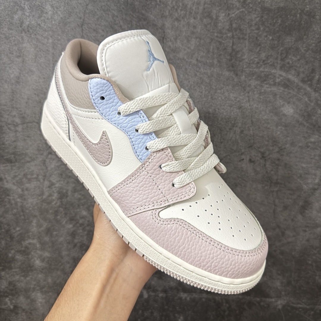 图片[3]-【DT纯原】Air Jordan Low AJ1 乔1马卡龙色 低帮文化休闲运动板鞋 IV3219-161  市面中低帮最具代表性版本没有之一 口碑大厂出品 品控大底版型不断改良更新 全套原纸板楦头开发 确保原汁原味 完美呈现版型 完美零毛边处理 原厂内置全掌气垫 价格定位良心 平台专用代工流水线出品 一眼公司既视感 拿到手的一瞬间就与众不同 碾压市面所有版本 全部原鞋开发 每一个配色都会采购原鞋确认细节 打破市面看图做货无好货之说 尺码：35.5-40-选品中心
