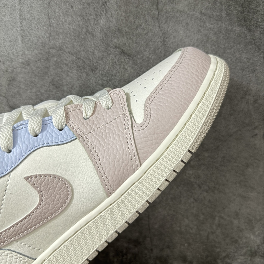 图片[6]-【DT纯原】Air Jordan Low AJ1 乔1马卡龙色 低帮文化休闲运动板鞋 IV3219-161  市面中低帮最具代表性版本没有之一 口碑大厂出品 品控大底版型不断改良更新 全套原纸板楦头开发 确保原汁原味 完美呈现版型 完美零毛边处理 原厂内置全掌气垫 价格定位良心 平台专用代工流水线出品 一眼公司既视感 拿到手的一瞬间就与众不同 碾压市面所有版本 全部原鞋开发 每一个配色都会采购原鞋确认细节 打破市面看图做货无好货之说 尺码：35.5-40-选品中心