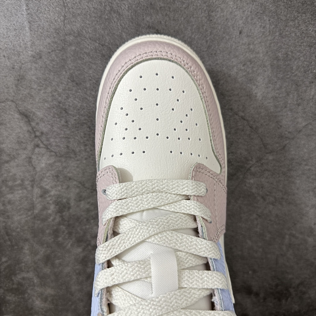 图片[5]-【DT纯原】Air Jordan Low AJ1 乔1马卡龙色 低帮文化休闲运动板鞋 IV3219-161  市面中低帮最具代表性版本没有之一 口碑大厂出品 品控大底版型不断改良更新 全套原纸板楦头开发 确保原汁原味 完美呈现版型 完美零毛边处理 原厂内置全掌气垫 价格定位良心 平台专用代工流水线出品 一眼公司既视感 拿到手的一瞬间就与众不同 碾压市面所有版本 全部原鞋开发 每一个配色都会采购原鞋确认细节 打破市面看图做货无好货之说 尺码：35.5-40-选品中心