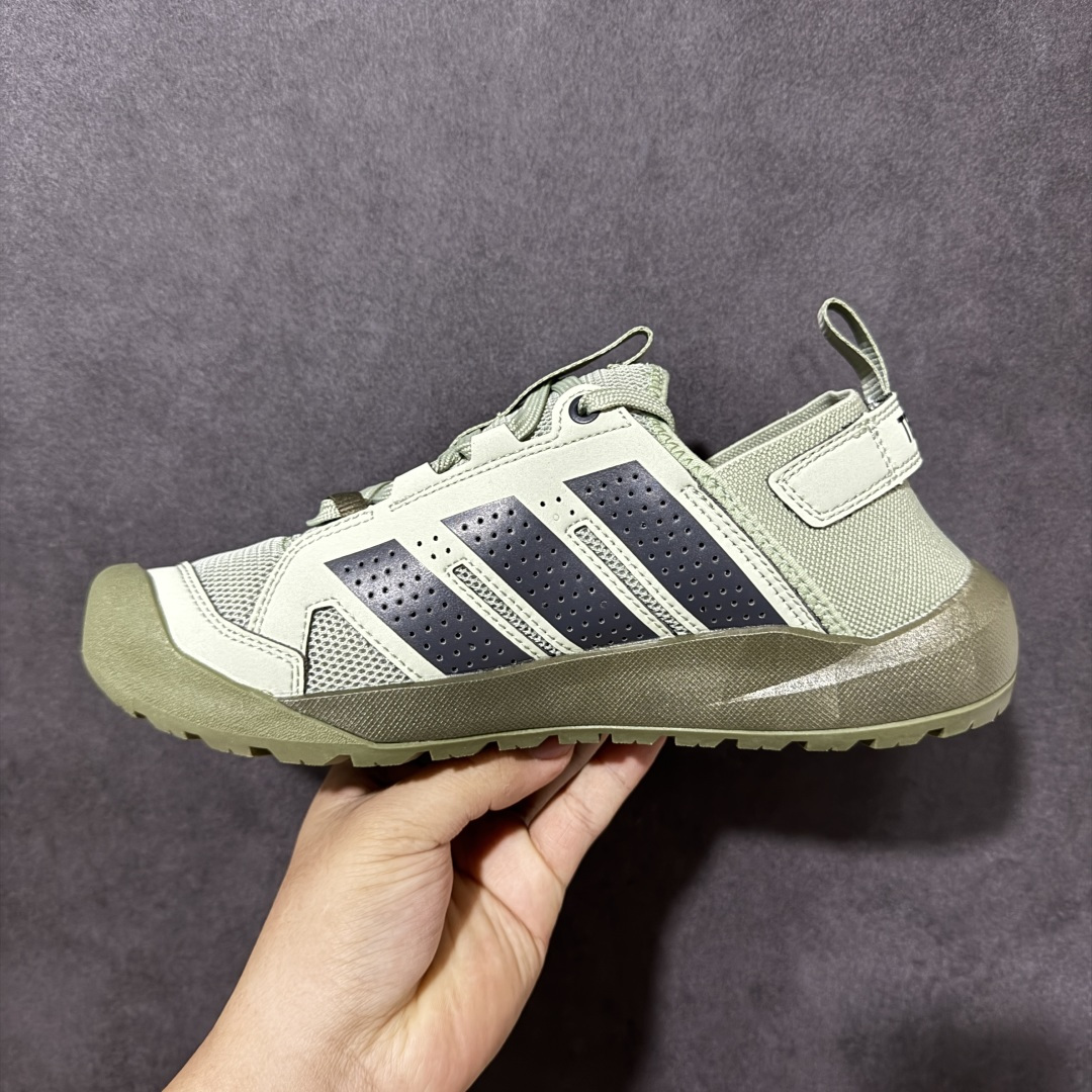 图片[2]-【公司级】adidas Terrex Daroga 25 防滑透气 低帮户外徒步鞋 男女同款 含别致鞋面，脚感舒爽，搭配皮革和帆布材质，舒适裹脚。设计别致，旨在方便活动。含Traxion外底，旨在适应多种地形，伴你自如运动。 货号：HP7136 尺码：36 36.5 37.5 38 38.5 39 40 40.5 41 42 42.5 43 44 45-选品中心