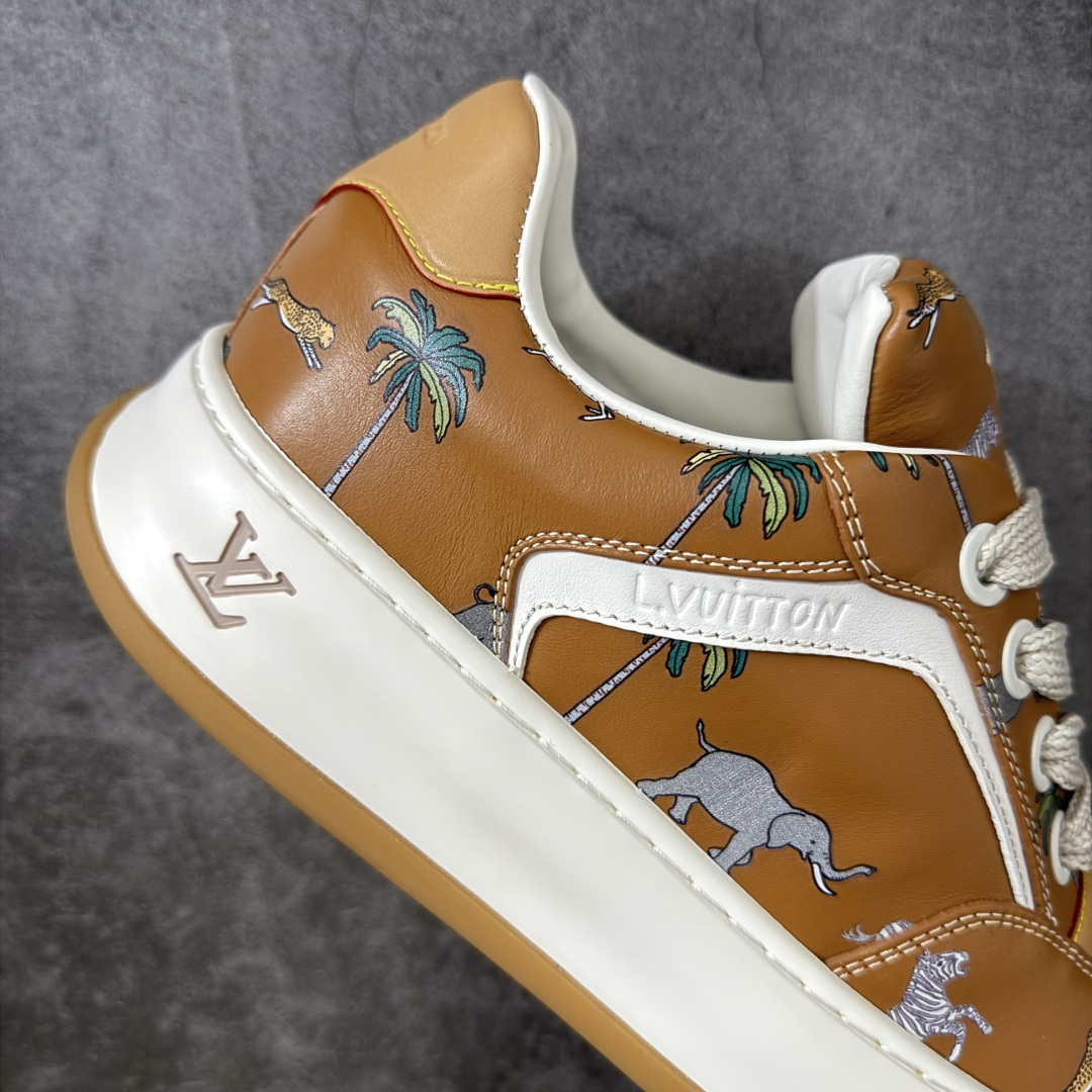 图片[7]-【HS顶级礼盒版】LV 路易威登LOUIS VUITTON Tilted Low Sneakers 倾斜系列低帮复古休闲运动文化百搭板鞋 2026早春款板鞋 饼干鞋 礼盒包装 私模开发大底 正确细节 原鞋原材料1：1打造 完美版型做工 欢迎对比市场任何品质的货品 广东原产 专业LV大厂出品 正确底 大底开发近半年 原楦型开发纸版 全鞋原材料打造 细节 针车 烫金 中底无可挑剔 包装说明书防尘布袋物件(附送官方快递加固牛皮纸外盒!!)# 尺码：39 40 41 42 43 44 45 46-选品中心