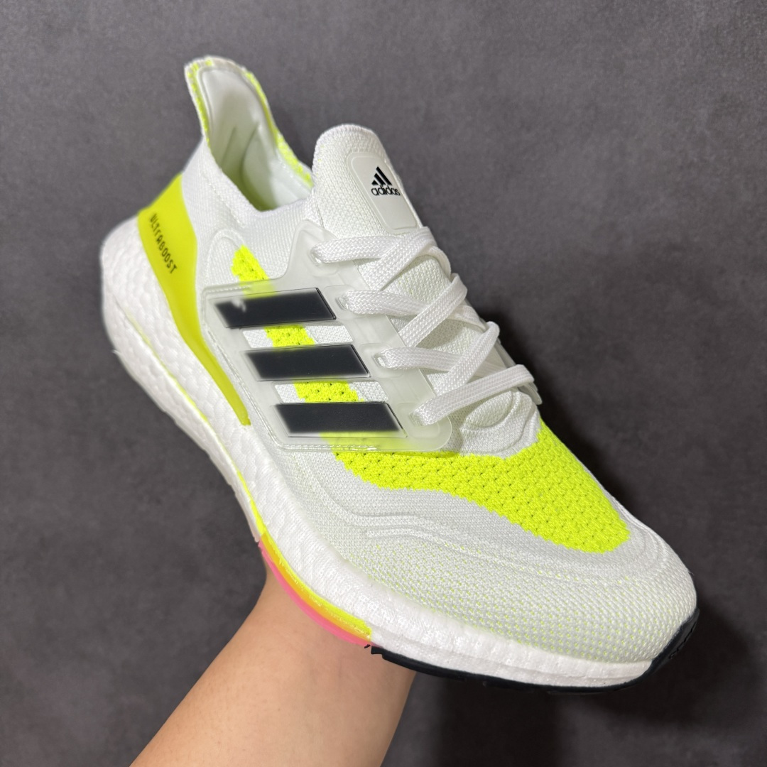 图片[3]-【公司级】阿迪达斯Adidas Ultraboost UB21全掌爆米花休闲运动跑鞋 采用网材搭配反光皮革鞋面 配上Stretchweb网格外底和Boost中底 货号：FY0377 尺码：36-45带半码-选品中心