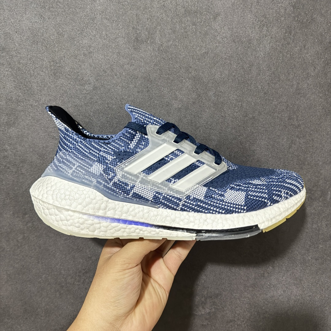 【公司级】阿迪达斯Adidas Ultraboost UB21全掌爆米花休闲运动跑鞋 采用网材搭配反光皮革鞋面 配上Stretchweb网格外底和Boost中底 货号:FX7729 尺码:36-45带半码-选品中心