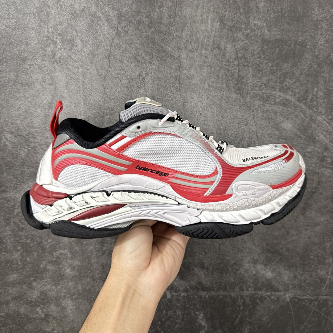 【i8纯原】Balenciaga巴黎世家24代 Triple S .2 白红 低帮 老爹鞋 市场老牌巴黎世家大厂出品 品质价格无需多言 原鞋原材料打造 一比一细节还原 此款相对之前款式轻质很多 超厚鞋底增高4-5cm 高街风格 货号:865849WTR2G1800 尺码:36-46-选品中心