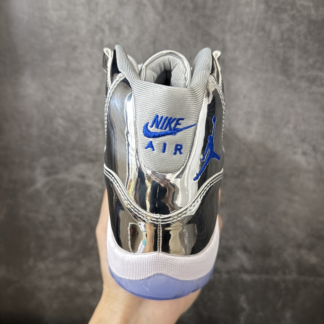 图片[4]-【外贸版】Air Jordan 11 Retro 电镀银色 货号：CT8012-730   原楦原档案数据开模打造 原厂中底拉帮钢印 原厂漆皮 防冻不开裂 头层皮料 原装鞋撑 水晶大底正确色度色泽 原楦原数据刺绣 原厂车缝走线及对位 毫厘不差 飞人logo采用原数据电脑刺绣 原装正品碳纤维真实碳板 增强抗扭 原内标 原盒标 正确官方原盒 原厂防氧化水晶外底 原厂配套厂全掌solo气垫 尺码：40 40.5 41 42 42.5 43 44 44.5 45 46 47.5 48.5-选品中心