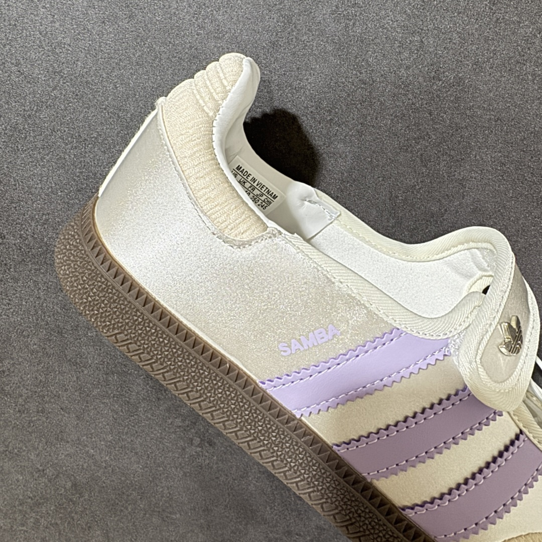 图片[7]-【公司级】Adidas三叶草SAMBA Jane W 玛丽珍鞋 该鞋款鞋面采用多种材料拼接(缝/车线) Superstar系列又备受众多滑板爱好者的青睐 这款Superstar经典鞋 沿用50年来的贝壳鞋头样式 继往开来 采用皮革鞋面和浑厚全包大底设计 烫金徽标伴你在滑板上留下“流星”般绚丽的轨迹 货号： LB8627 尺码： 35.5 36 36.5 37.5 38 38.5 39 40 40.5 41 42-选品中心