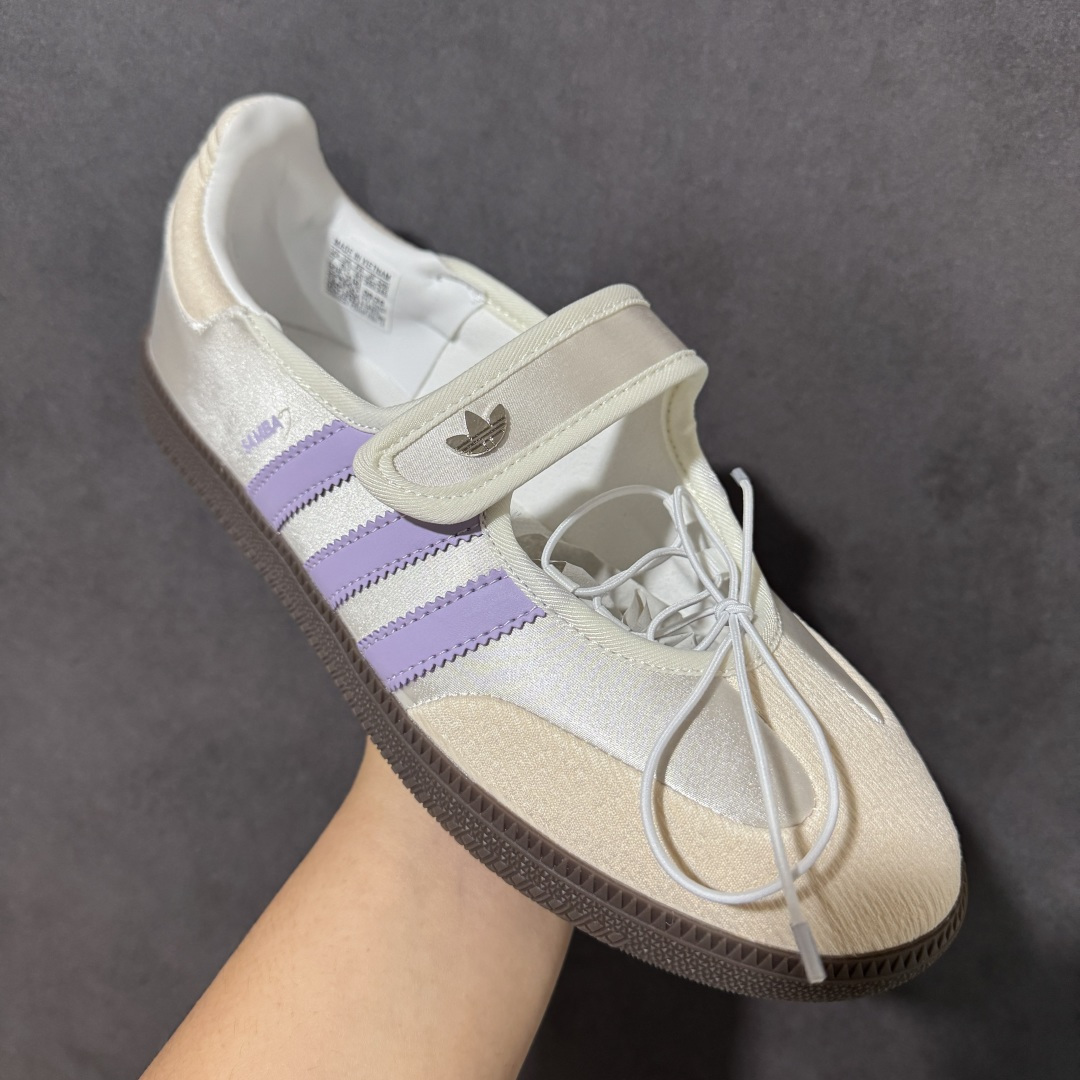 图片[3]-【公司级】Adidas三叶草SAMBA Jane W 玛丽珍鞋 该鞋款鞋面采用多种材料拼接(缝/车线) Superstar系列又备受众多滑板爱好者的青睐 这款Superstar经典鞋 沿用50年来的贝壳鞋头样式 继往开来 采用皮革鞋面和浑厚全包大底设计 烫金徽标伴你在滑板上留下“流星”般绚丽的轨迹 货号： LB8627 尺码： 35.5 36 36.5 37.5 38 38.5 39 40 40.5 41 42-选品中心