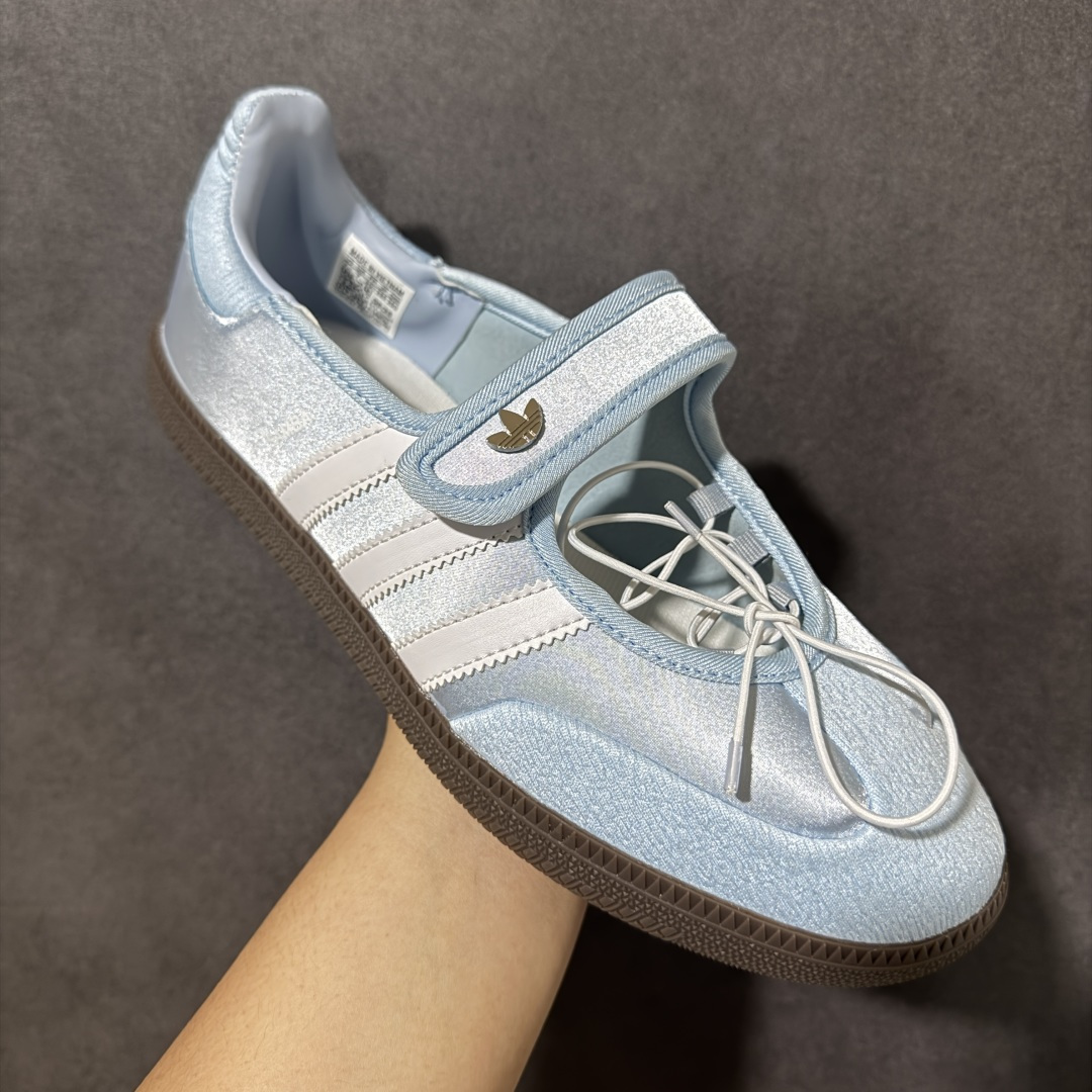 图片[3]-【公司级】Adidas三叶草SAMBA Jane W 玛丽珍鞋 该鞋款鞋面采用多种材料拼接(缝/车线) Superstar系列又备受众多滑板爱好者的青睐 这款Superstar经典鞋 沿用50年来的贝壳鞋头样式 继往开来 采用皮革鞋面和浑厚全包大底设计 烫金徽标伴你在滑板上留下“流星”般绚丽的轨迹 货号： LB8628 尺码： 35.5 36 36.5 37.5 38 38.5 39 40 40.5 41 42-选品中心