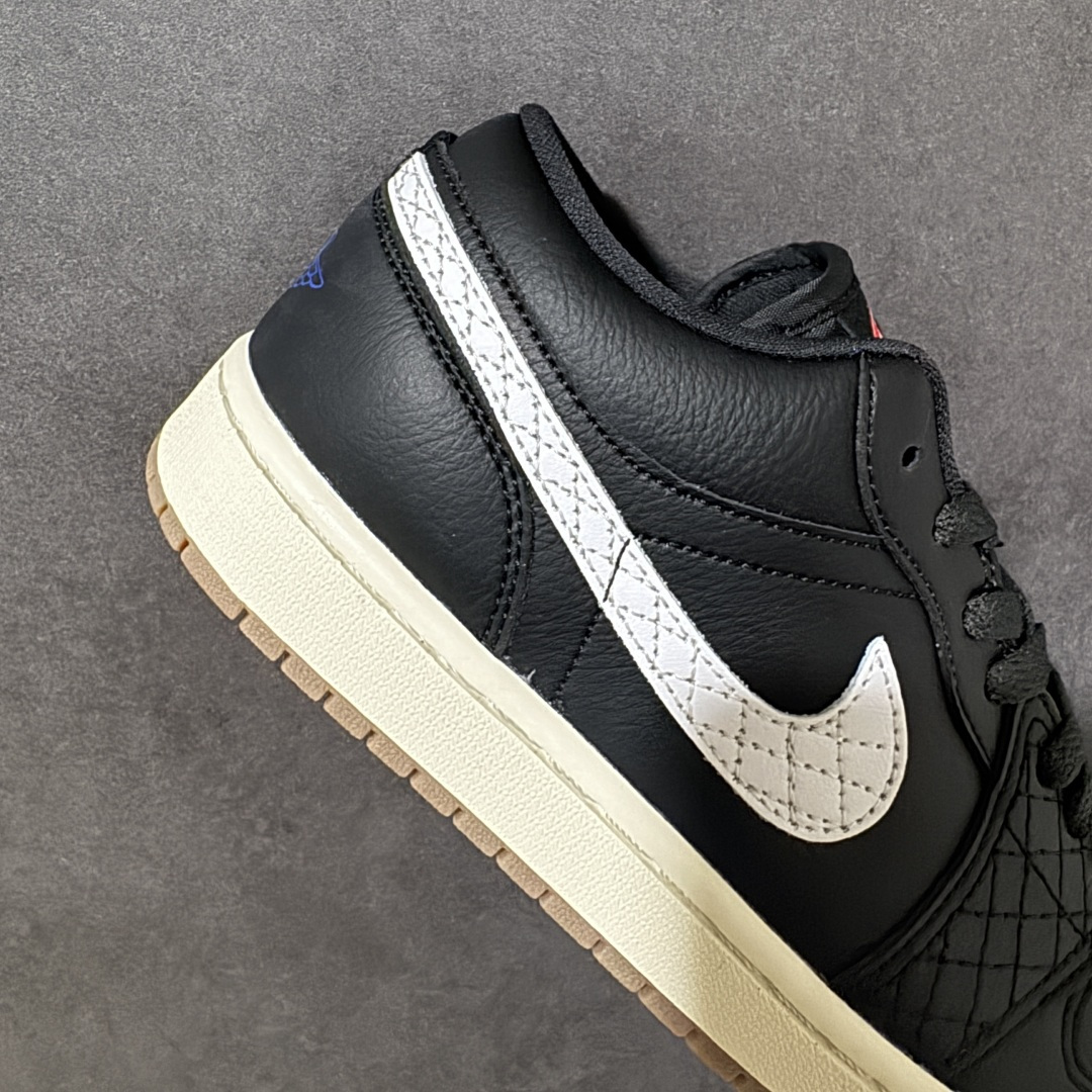 图片[7]-【K版纯原】Air Jordan AJ1 Low 低帮 IO2047-001 全新流水线出品 市场第二梯队最强版 全部原鞋开发 原楦原纸板开发 全鞋电脑针车 原厂内置全掌气垫 原盒内在原标 唯一Zp原版鞋带绑法 免检产品 全新2022版型 全头层皮料 完美零毛边处理 原厂配置全掌气垫 价格定位良心 新配色陆续出货 尺码：36-46-选品中心