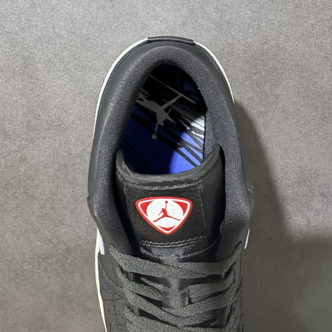 图片[6]-【K版纯原】Air Jordan AJ1 Low 低帮 IO2047-001 全新流水线出品 市场第二梯队最强版 全部原鞋开发 原楦原纸板开发 全鞋电脑针车 原厂内置全掌气垫 原盒内在原标 唯一Zp原版鞋带绑法 免检产品 全新2022版型 全头层皮料 完美零毛边处理 原厂配置全掌气垫 价格定位良心 新配色陆续出货 尺码：36-46-选品中心