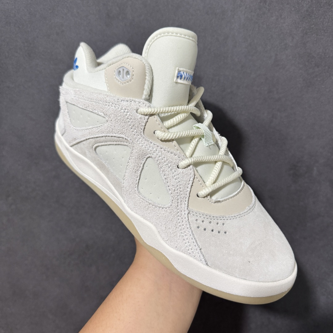adidas × Bad Bunny Badbo 1.0 经典百搭 中帮 篮球鞋 Bad Bunny联名款篮球鞋,中帮设 adidas × Bad Bunny Badbo 1.0 经典百搭 中帮 篮球鞋 Bad Bunny联名款篮球鞋,中帮设