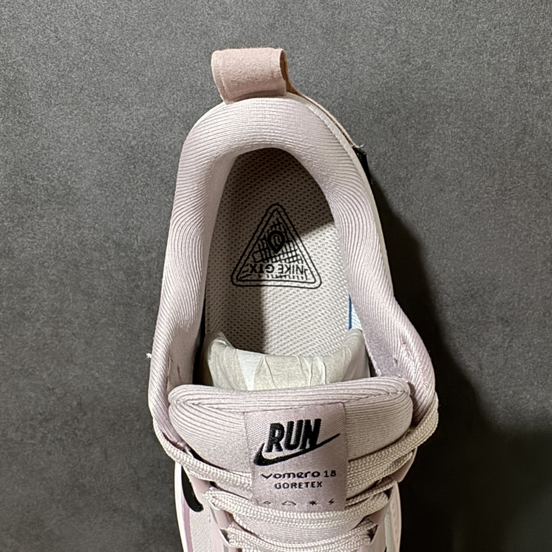 图片[6]-【公司级】Nike Vomero 18 GTX 耐克 舒适减震防滑 低帮跑步鞋 全掌ReactX泡绵中底 前掌和后跟还配备了Air Zoom气垫单元 据说跑起来更快更舒适哦 这次最大的升级点 首次引入了ReactX泡绵 货号：HQE98-014 尺码：35-42带半码-选品中心