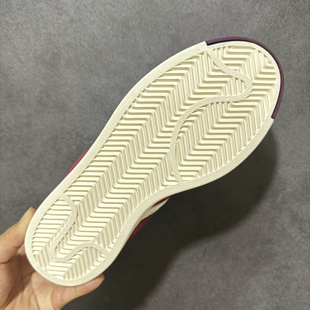 图片[9]-【公司级】Adidas Superstar 2 ST KI3563 贝壳头3.0低帮休闲面包鞋 暗红乳白KI3563  #胖版贝壳头 填充超饱满的面包鞋身 包裹感超棒 标志性贝壳头做了加宽设计 防撞耐造  尺码：35 36 36 36.5 37 38 38.5 39 40 40.5 41 42 42.5 43 44 44.5 45-选品中心