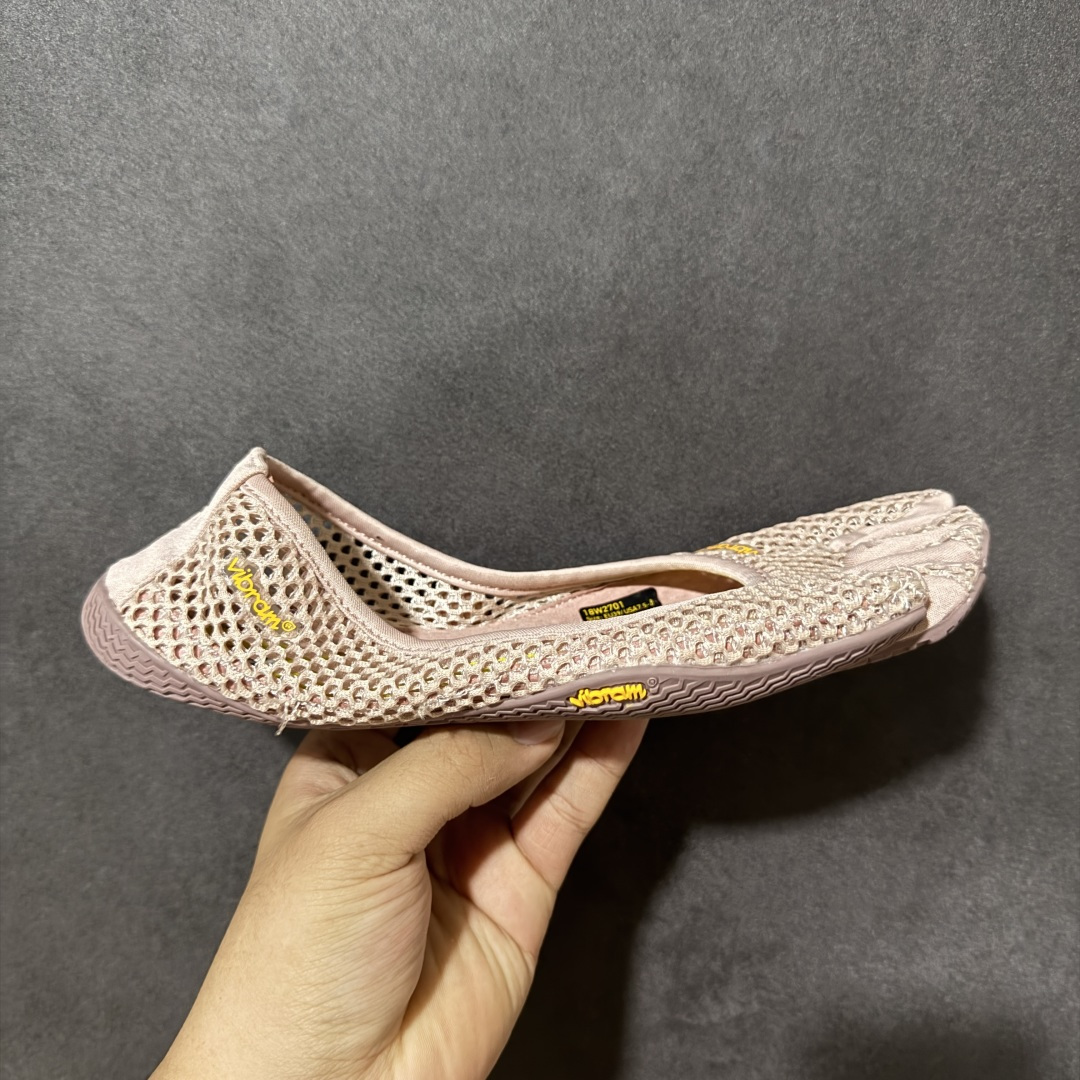 Vibram FiveFingers Vi-B 五指系列已缴费芭蕾薄底健身五指分离式休闲运动鞋“网眼布粉