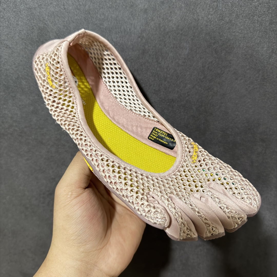 Vibram FiveFingers Vi-B 五指系列已缴费芭蕾薄底健身五指分离式休闲运动鞋“网眼布粉
