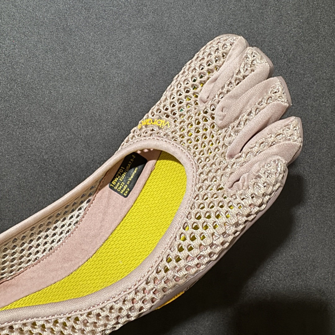 Vibram FiveFingers Vi-B 五指系列已缴费芭蕾薄底健身五指分离式休闲运动鞋“网眼布粉