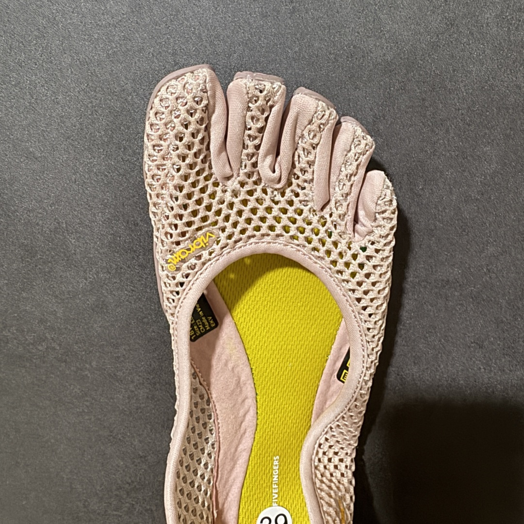 Vibram FiveFingers Vi-B 五指系列已缴费芭蕾薄底健身五指分离式休闲运动鞋“网眼布粉