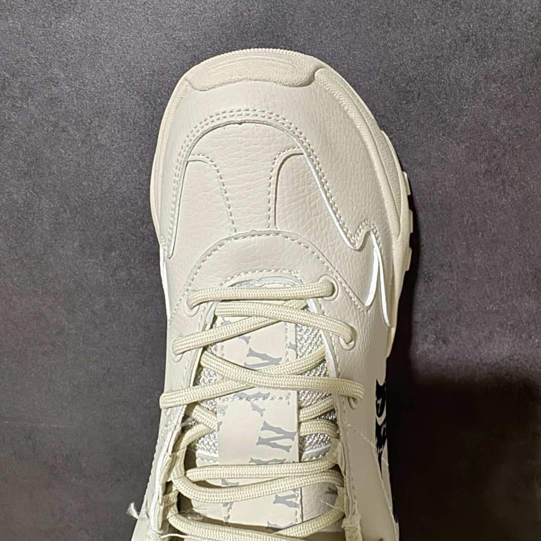 MLB Big Ball Chunky Monogram Lt 老爹鞋货号：3ASHBMN3N尺码：35