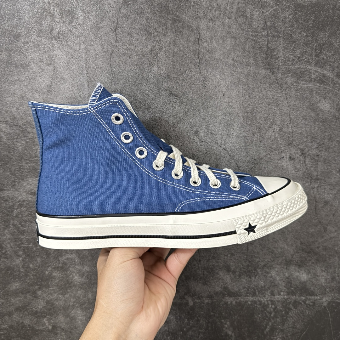 Converse CHUCK 70 X 匡威1970s 舒适运动 高帮 帆布鞋 男女同款 蓝色 A242