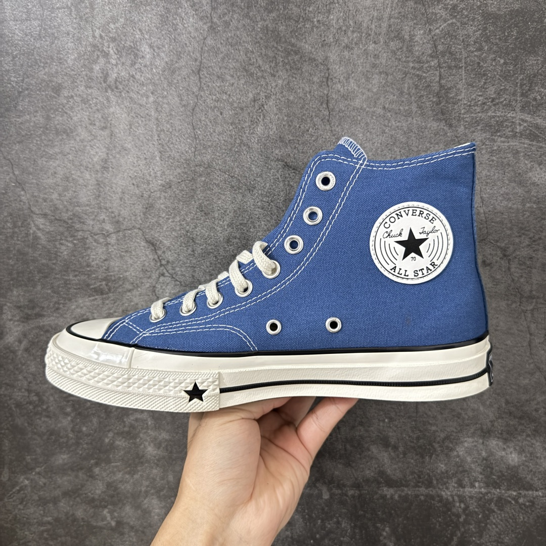 Converse CHUCK 70 X 匡威1970s 舒适运动 高帮 帆布鞋 男女同款 蓝色 A242