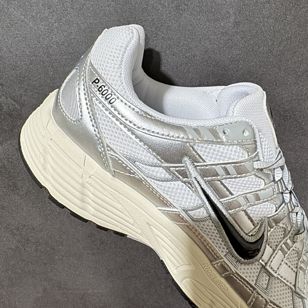 Nike P-6000 舒适柔软耐磨 低帮 休闲城市通勤跑步鞋 粉银独家私模 原鞋 真标 原盒打造货号：