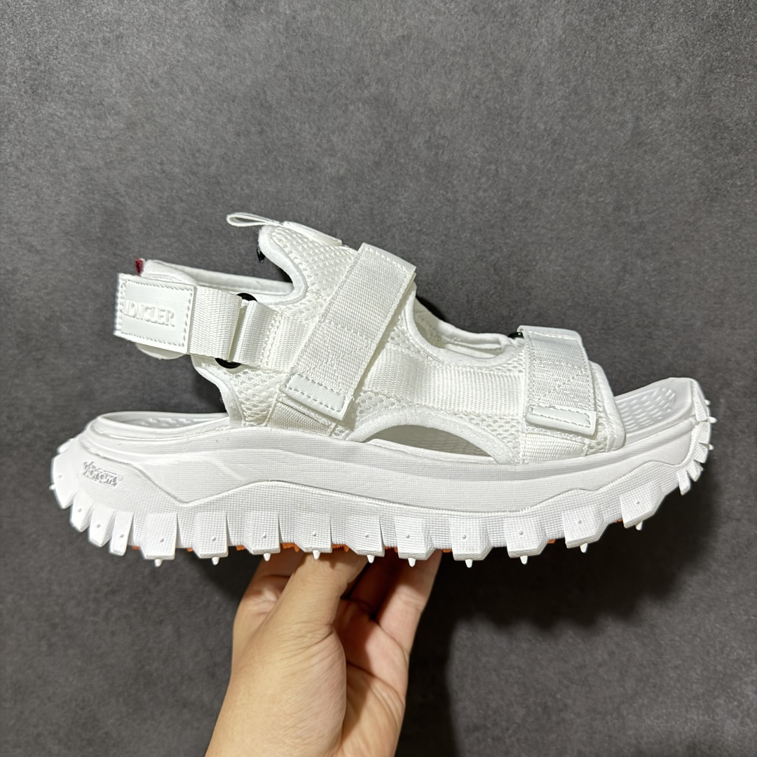 Moncler TrailgriPVela 盟可睐/蒙口露趾户外凉鞋 耐磨舒适防滑 织物材质沙滩鞋尺码：