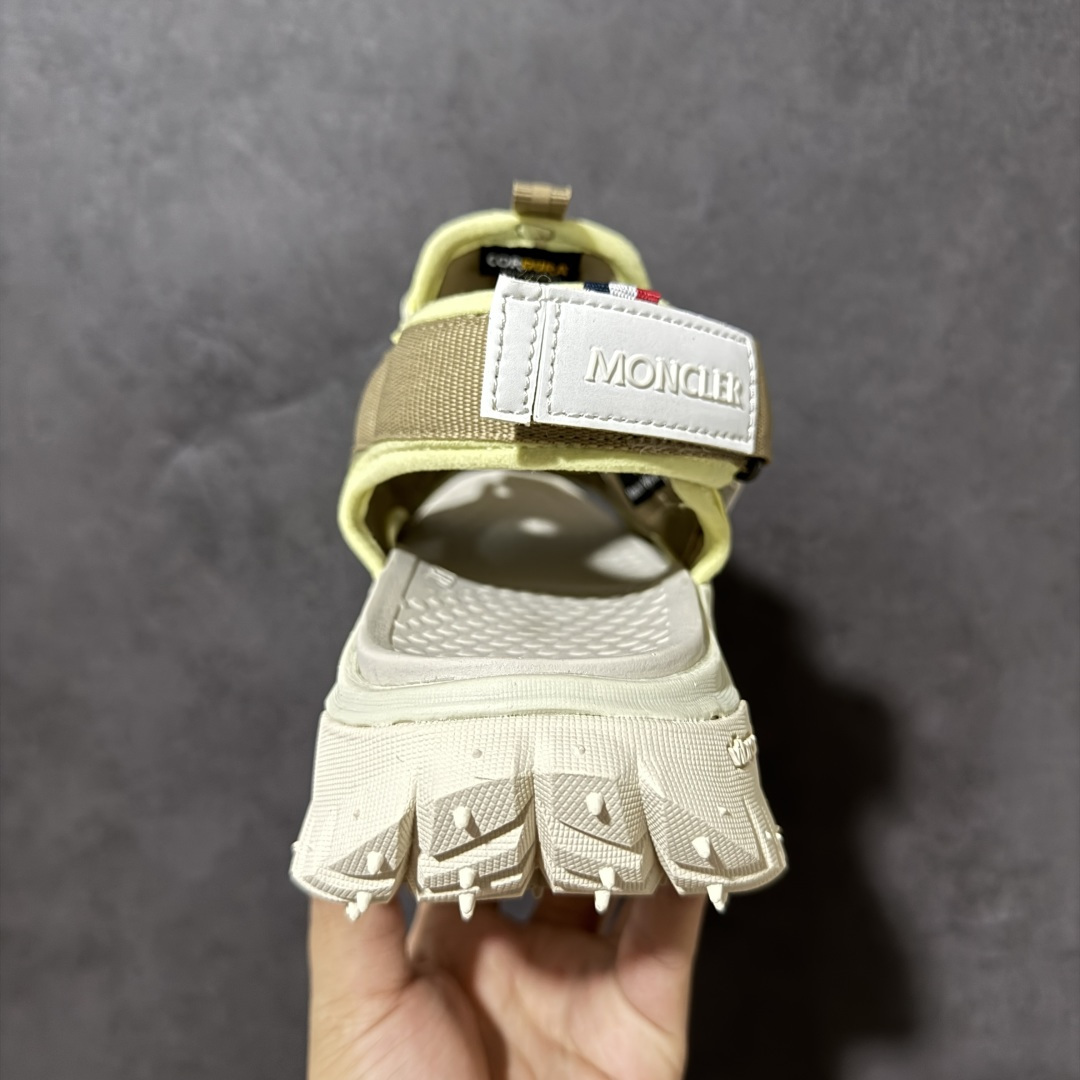 Moncler TrailgriPVela 盟可睐/蒙口露趾户外凉鞋 耐磨舒适防滑 织物材质沙滩鞋尺码：