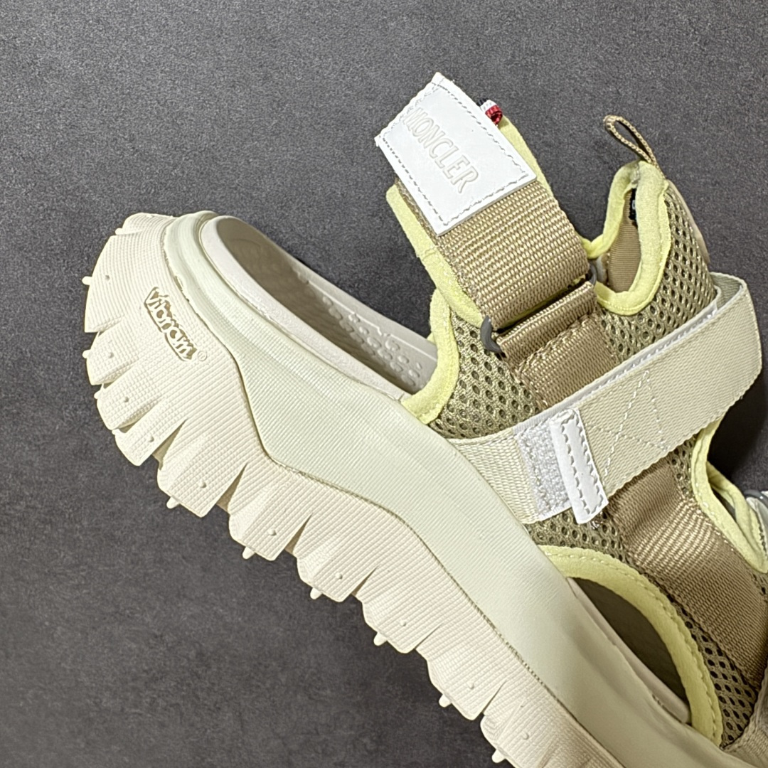 Moncler TrailgriPVela 盟可睐/蒙口露趾户外凉鞋 耐磨舒适防滑 织物材质沙滩鞋尺码：
