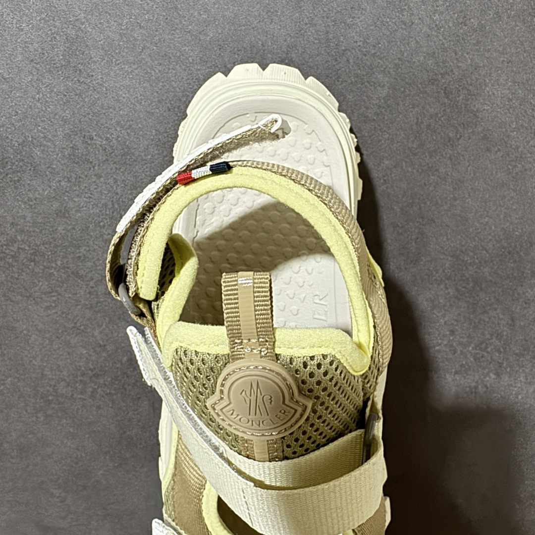 Moncler TrailgriPVela 盟可睐/蒙口露趾户外凉鞋 耐磨舒适防滑 织物材质沙滩鞋尺码：