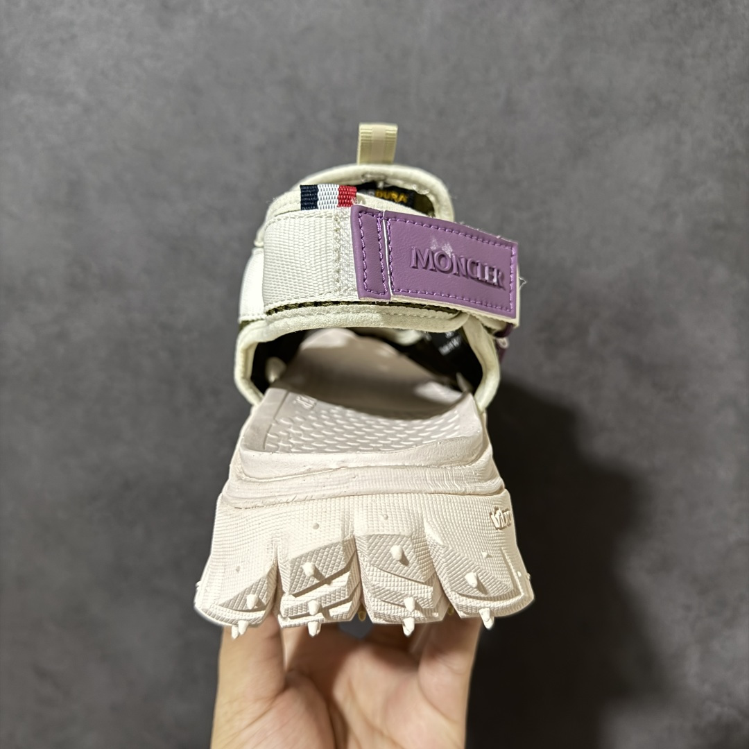 Moncler TrailgriPVela 盟可睐/蒙口露趾户外凉鞋 耐磨舒适防滑 织物材质沙滩鞋尺码：