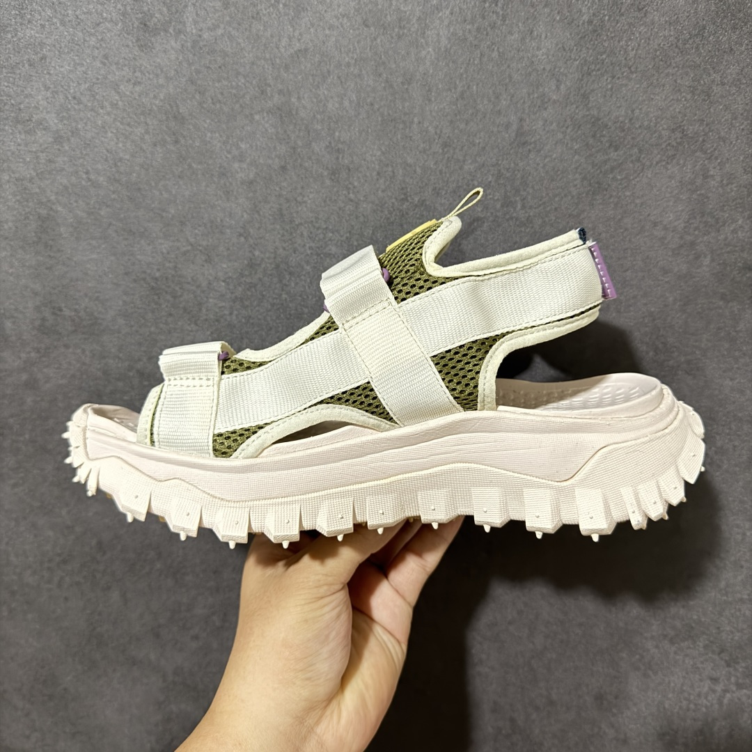 Moncler TrailgriPVela 盟可睐/蒙口露趾户外凉鞋 耐磨舒适防滑 织物材质沙滩鞋尺码：