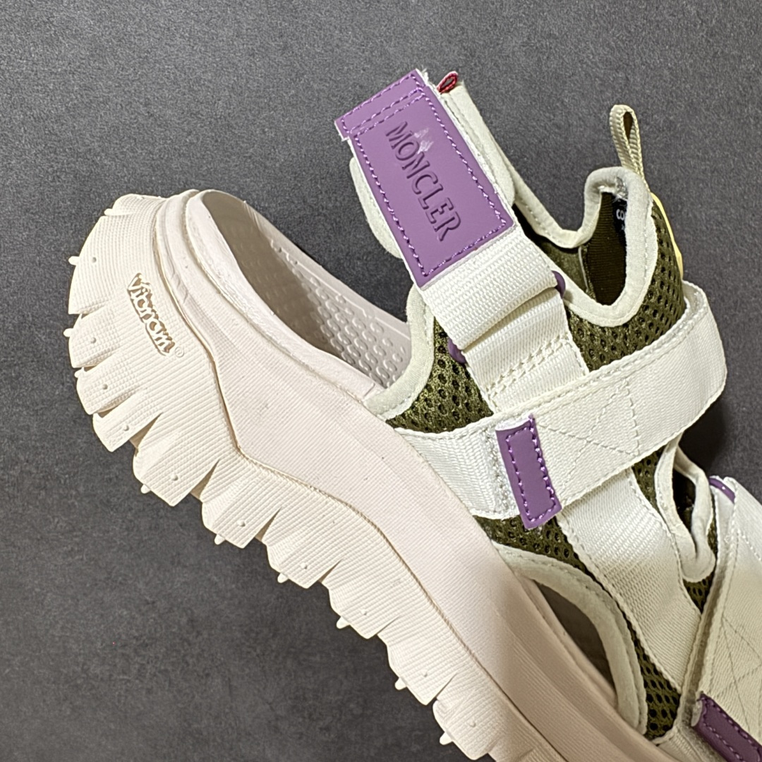 Moncler TrailgriPVela 盟可睐/蒙口露趾户外凉鞋 耐磨舒适防滑 织物材质沙滩鞋尺码：