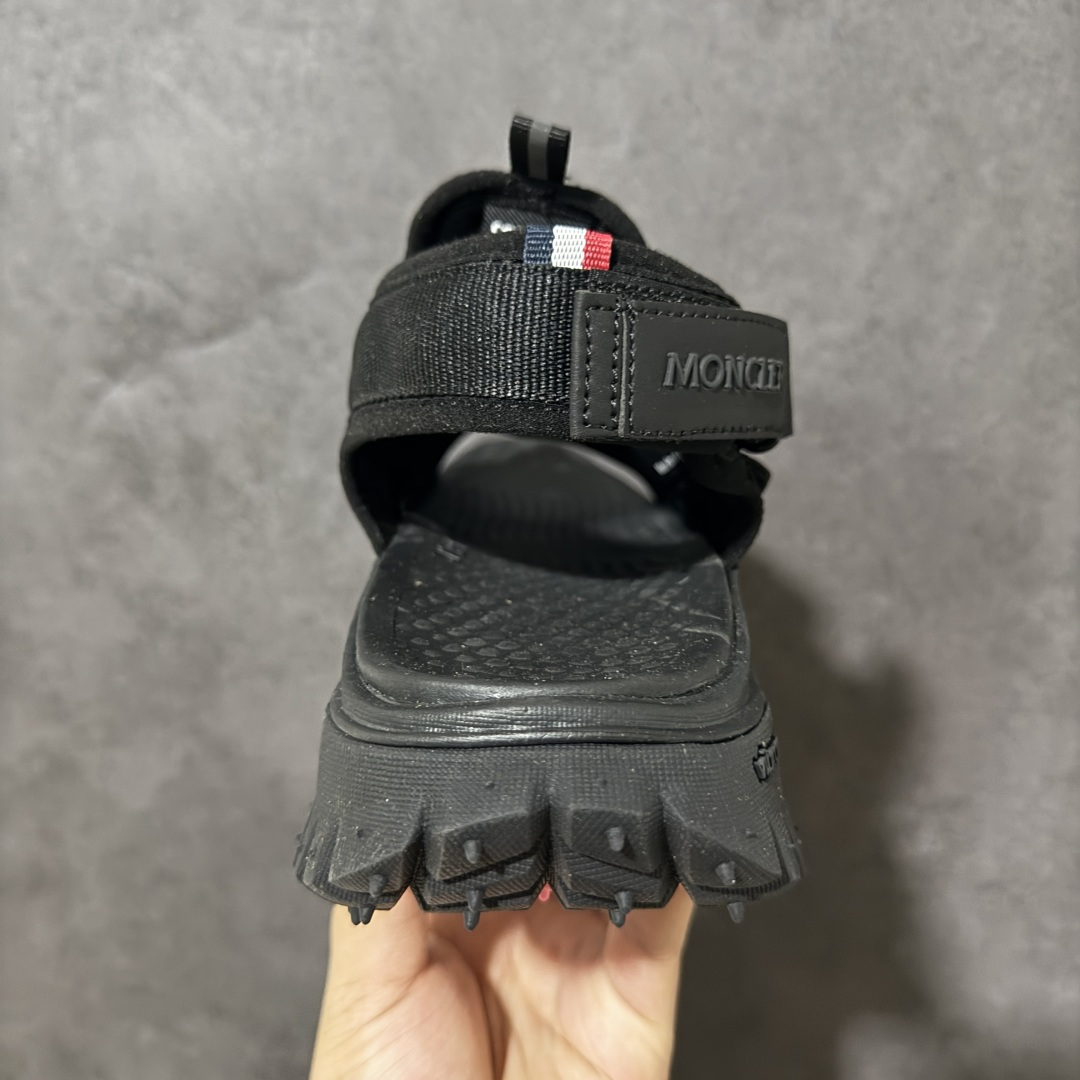 Moncler TrailgriPVela 盟可睐/蒙口露趾户外凉鞋 耐磨舒适防滑 织物材质沙滩鞋尺码：