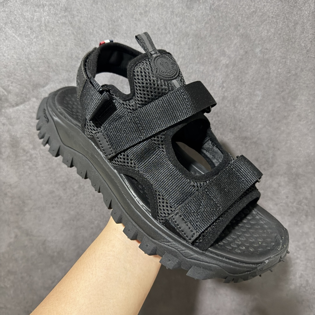 Moncler TrailgriPVela 盟可睐/蒙口露趾户外凉鞋 耐磨舒适防滑 织物材质沙滩鞋尺码：