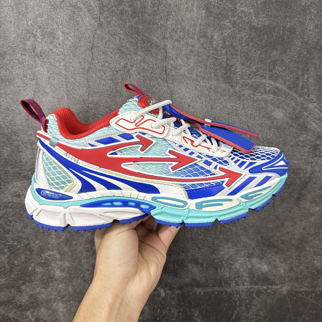 OFF-WHITE OW运动鞋 春夏走秀款球鞋 所有配件均通过定做出产正品裁片 原版比例大箭头定制网眼布