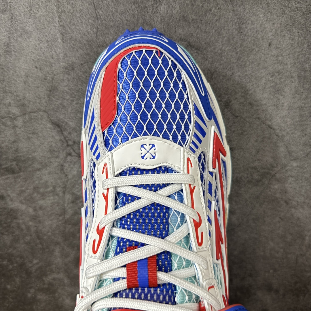 OFF-WHITE OW运动鞋 春夏走秀款球鞋 所有配件均通过定做出产正品裁片 原版比例大箭头定制网眼布