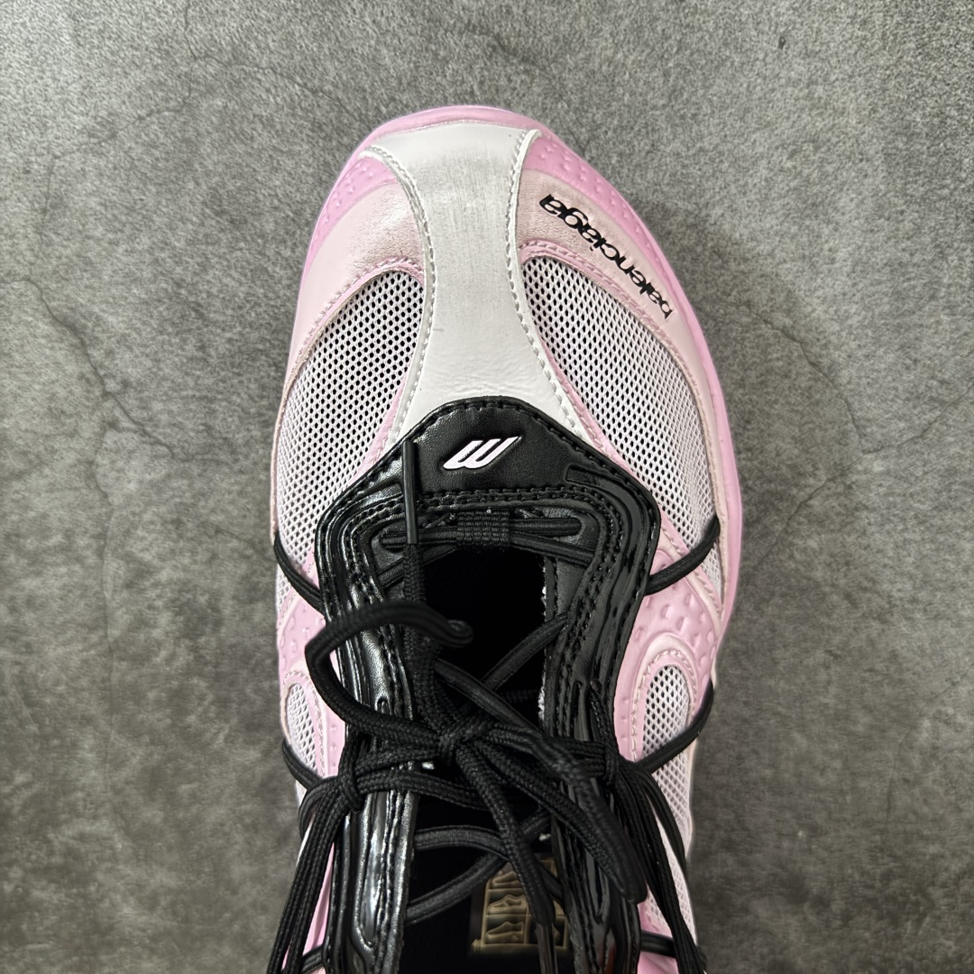 Balenciaga巴黎世家 Radar 圆头系带 做旧效果 低帮 生活休闲鞋巴黎世家25代轻薄款经典黑