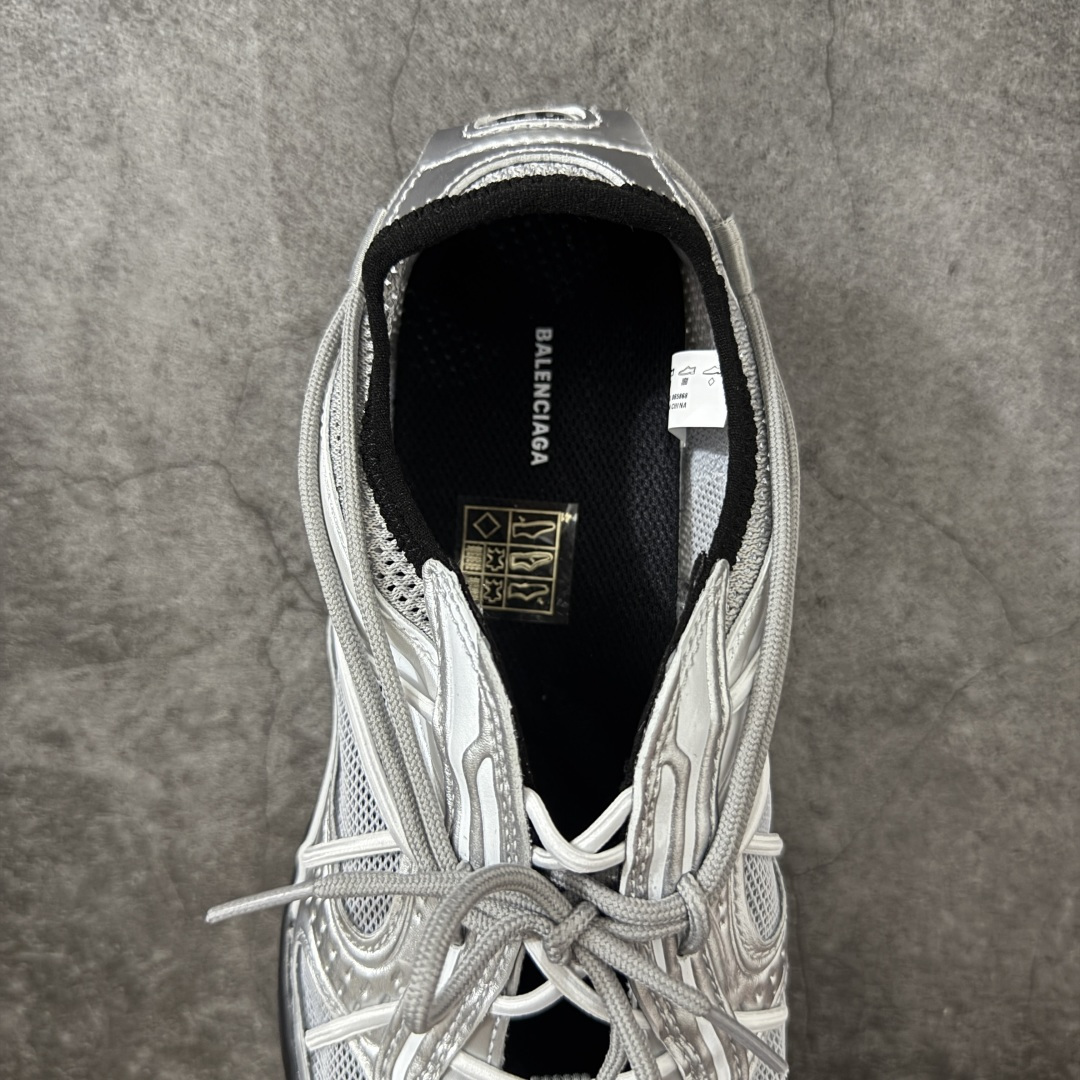 Balenciaga巴黎世家 Radar 圆头系带 做旧效果 低帮 生活休闲鞋巴黎世家25代轻薄款经典黑