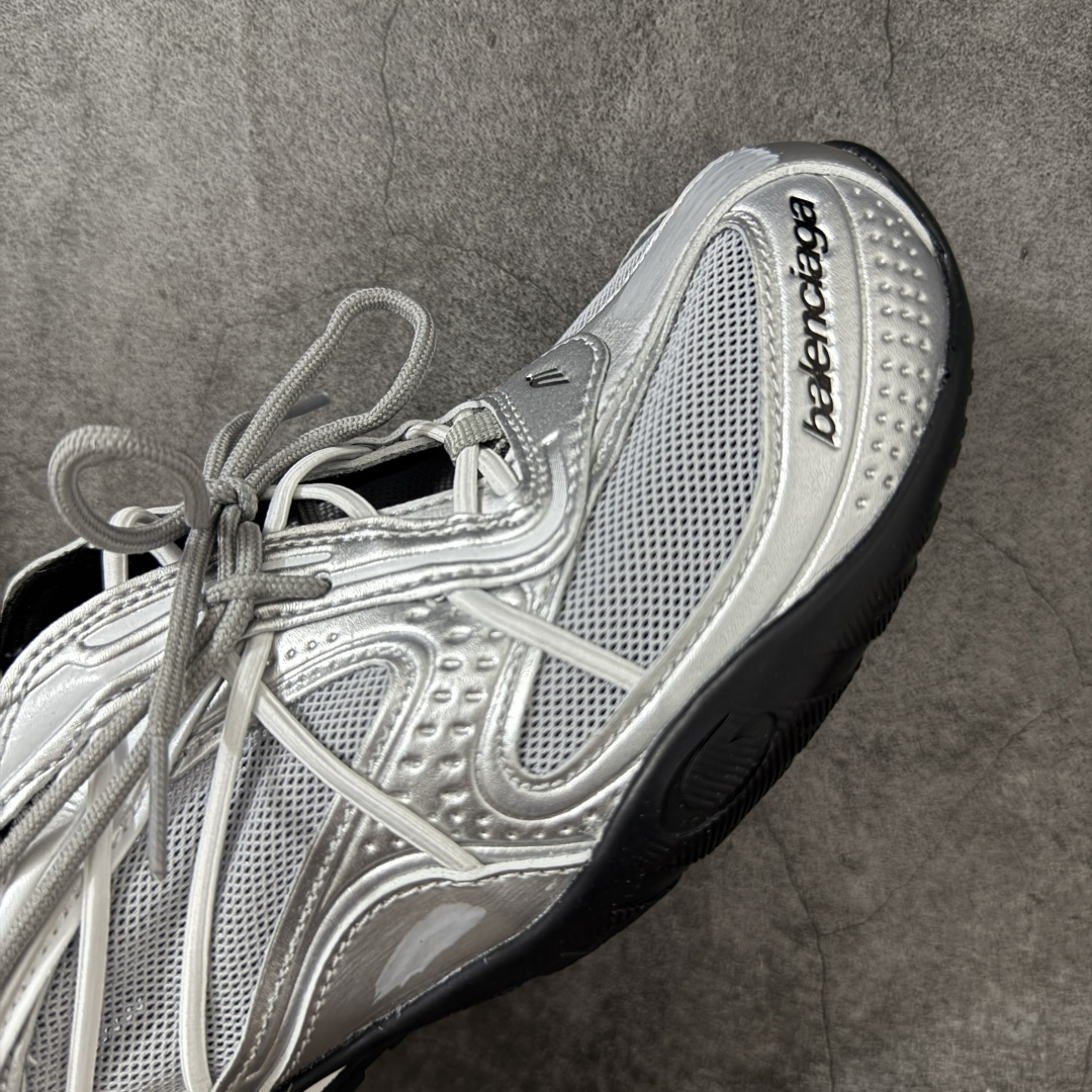 Balenciaga巴黎世家 Radar 圆头系带 做旧效果 低帮 生活休闲鞋巴黎世家25代轻薄款经典黑