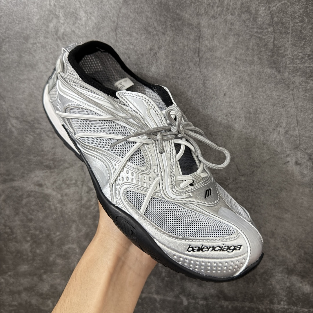 Balenciaga巴黎世家 Radar 圆头系带 做旧效果 低帮 生活休闲鞋巴黎世家25代轻薄款经典黑