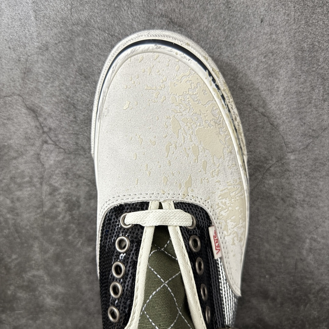 Vans Premium LX Authentic 44“Charms” 复古亮片做旧泼墨鞋身麂皮拼接渐